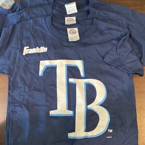 E610 3pc Unisex Tampa Bay Navy T-shirt Sz. Youth Small